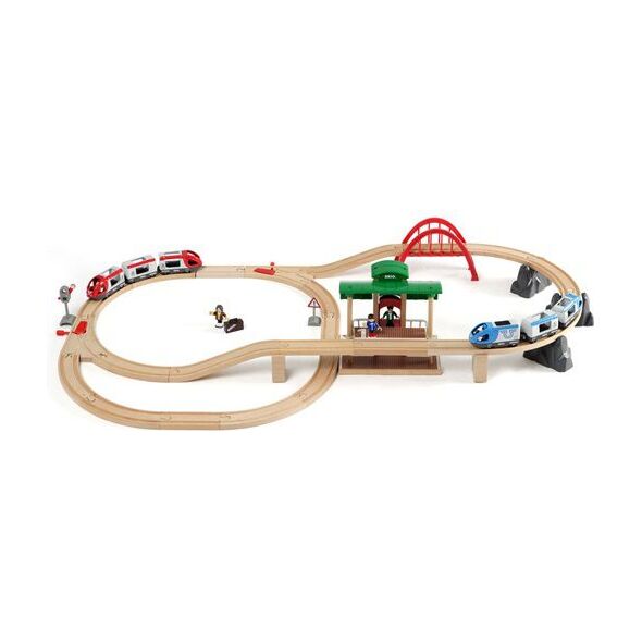 Brio Zestaw kolejowy z dworcem (33512)