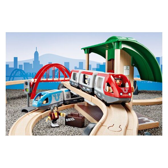 Brio Zestaw kolejowy z dworcem (33512)