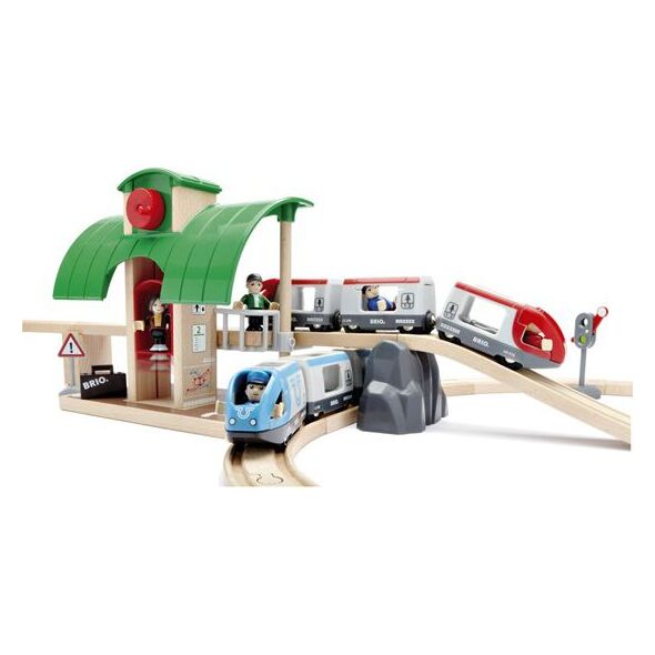 Brio Zestaw kolejowy z dworcem (33512)