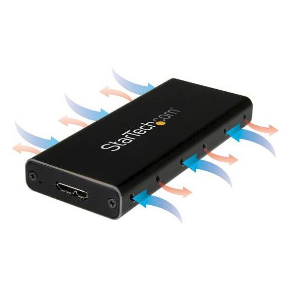 Kieszeń StarTech M.2, USB-C, Czarny (SM21BMU31C3)