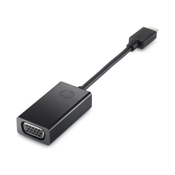 Adapter USB HP USB-C - VGA Czarny  (P7Z54AA#ABB)