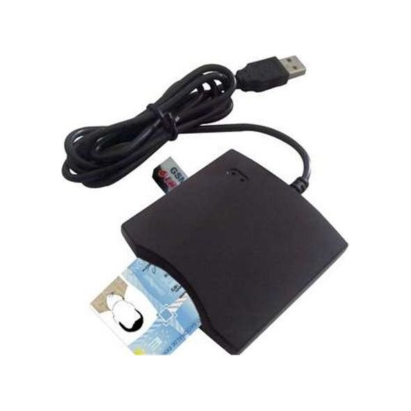 OEM Smart card (Personal ID card with chip) reader, grey, external - DCR0003