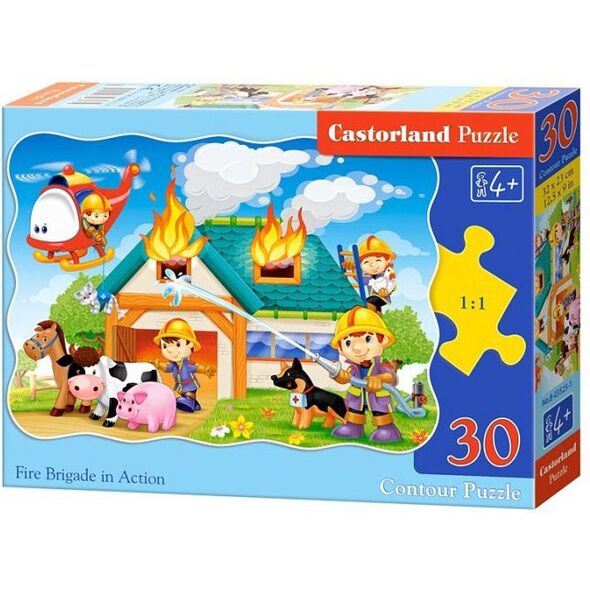 Castorland Strażacy w akcji, 30 elementów (03525)