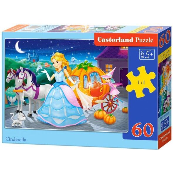 Castorland Kopciuszek, 60 elementów (06908)