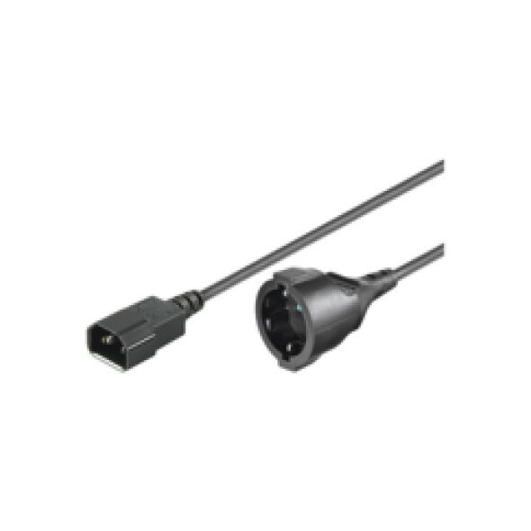 Kabel zasilający MicroConnect C14 -Schuko, 1.5m (PE130150)