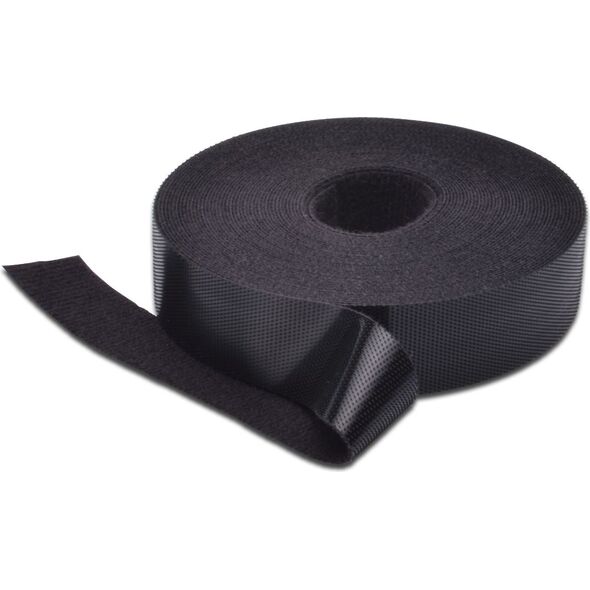 Organizer MicroConnect Rzep Czarny 1 sztuka  (CABLETAPE)