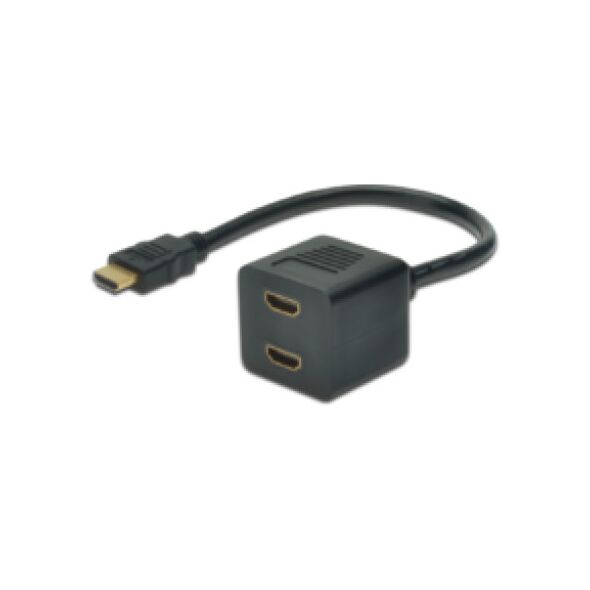 MicroConnect HDMI - HDMI, 0.2, Czarny (MONJK8)