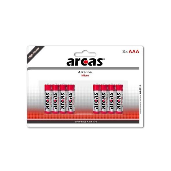 Arcas Bateria AAA / R03 8 szt.