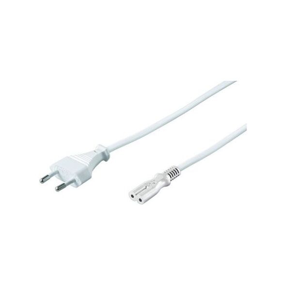 Kabel zasilający MicroConnect Power Cord Notebook 1.5m White - PE030715W