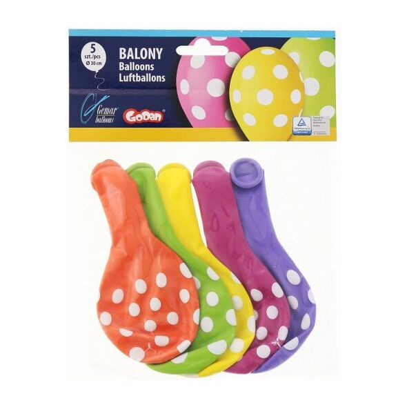 GoDan Balony Premium Grochy 12"