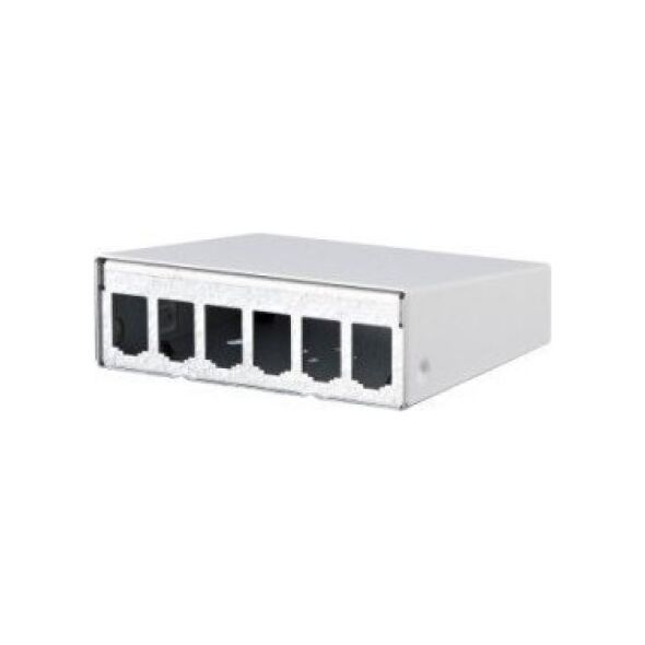MetzConnect BTR BTR 6er E-DAT module AP-case RW, RAL9010, unequipped - 130861-0602-E