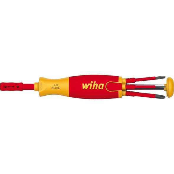 Wiha WKRĘTAK Z MAGAZYNKIEM LIFTUP ELECTRIC PHILLIPS, PŁASKI Z 6 BITAMI 2831-09020 - SB 2831-09020