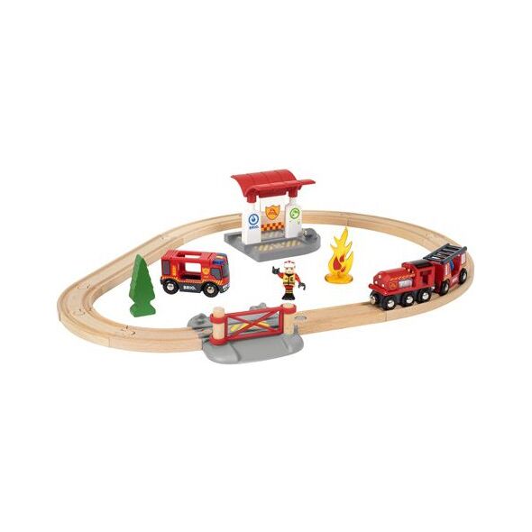 Brio Kolejka Straż Pożarna Firefighter Set (33815)