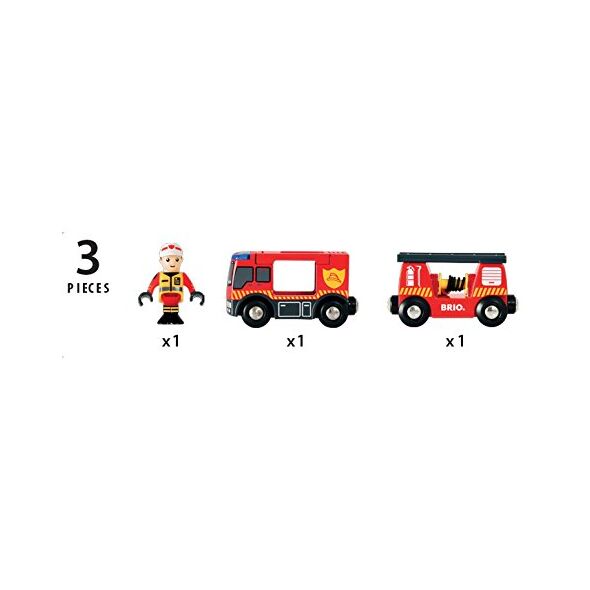 Brio Pociąg straż pożarna (33542)