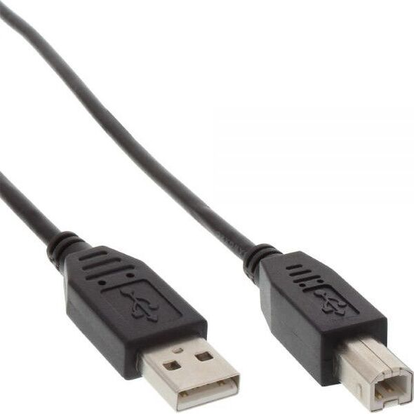 Kabel USB InLine USB-A - USB-B 5 m Czarny (34555X)