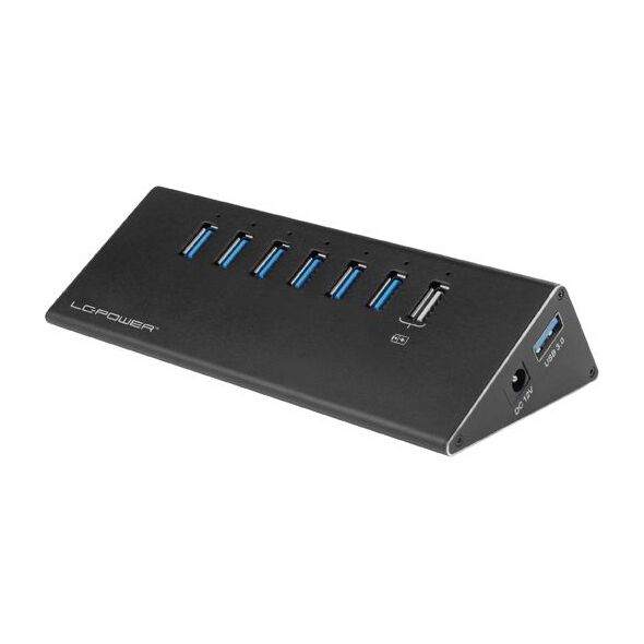 HUB USB LC-Power 6x USB-A 3.0 (LC-HUB-ALU-2B-7)