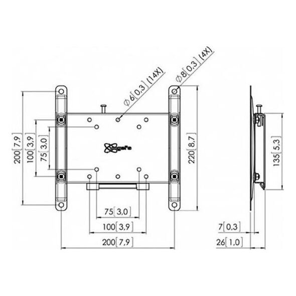 Vogels Uchwyt ścienny PFW 4200 19'' - 42''