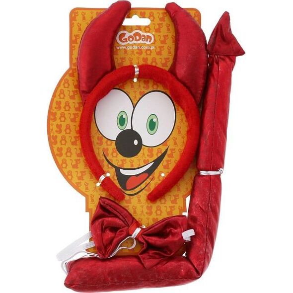 GoDan Zestaw Diabel Satynowy HALLOW - 5905548925981