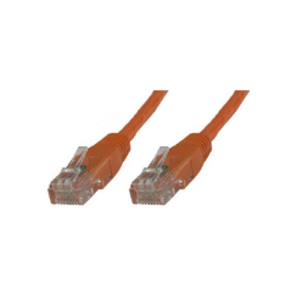 MicroConnect RJ-45/RJ-45 kat.6 U/UTP 10m Pomarańczowy (B-UTP610O)