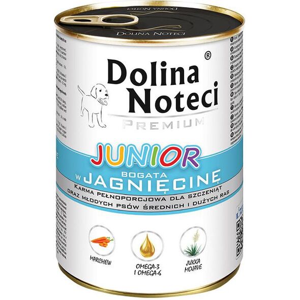 Dolina Noteci Premium Junior z jagnięciną 400g