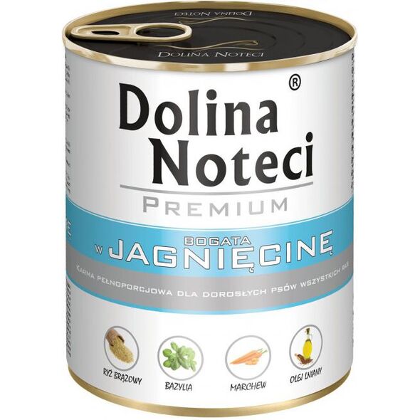 Dolina Noteci Premium z jagnięciną 800g