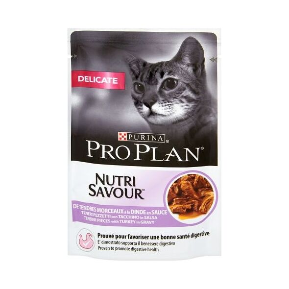 Purina Pro Plan Delicate Nutrisavour Indyk 85g