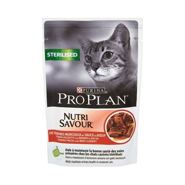 Purina Pro Plan Sterilised Nutrisavour Wołowina 85g