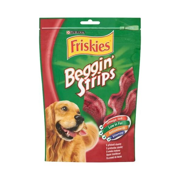 Purina Friskies Beggin' Strips o smaku bekonu 120g