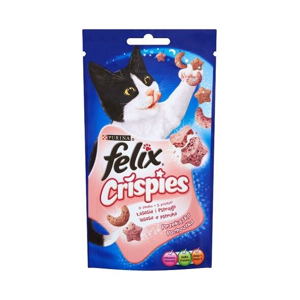 Felix Felix Crispies Łosoś Pstrąg 45g - 7613034749345