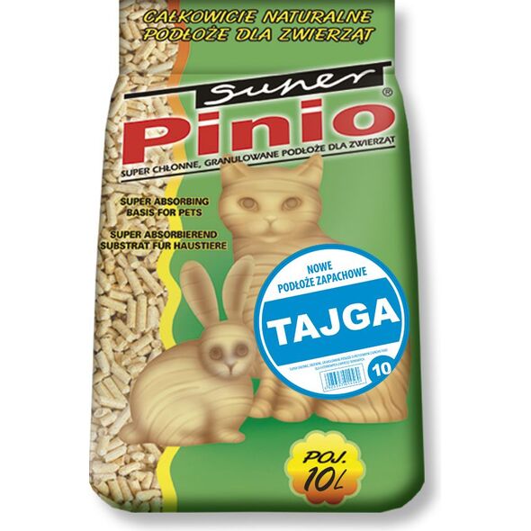 Żwirek dla kota Super Pinio Tajga 10 l