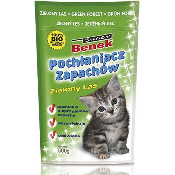 Super Benek Pochłanaicz zapachów Super Benek Zielony Las - 450g