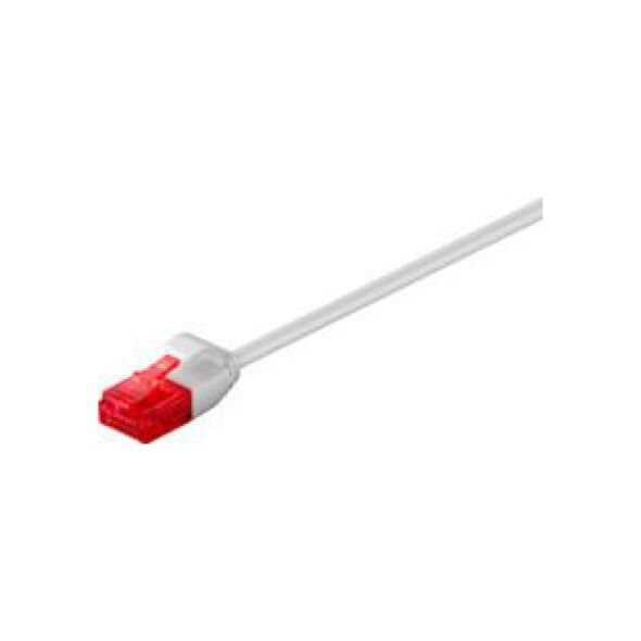 MicroConnect RJ-45/RJ-45 kat.6 U/UTP Szary 1m (V-UTP601-SLIM)