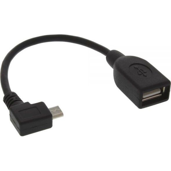 Adapter USB InLine microUSB - USB Czarny  (31606W)