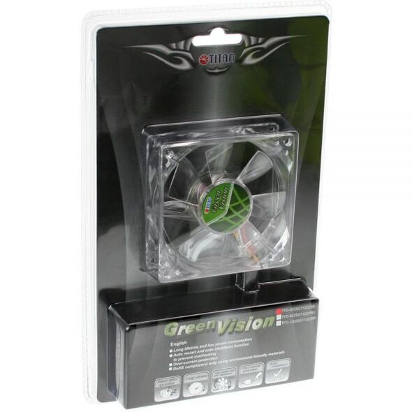 Wentylator Titan Green Vision 80mm (TFD-8025GT12ZRB)