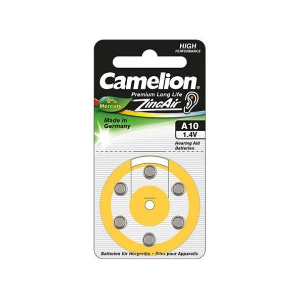 Camelion Bateria do aparatów słuchowych PR70 6 szt.