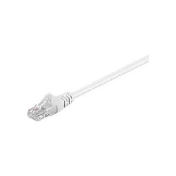 MicroConnect RJ-45/RJ-45 kat.5e U/UTP Biały 1.5m (B-UTP5015W)