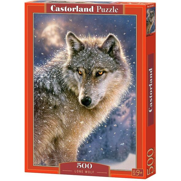 Castorland 500 Elementów, Samotny wilk (52431)