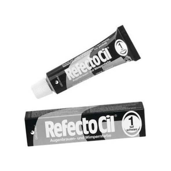 RefectoCil  Eyelash And Eyebrow Tint henna do brwi i rzęs 1 Pure Black 15ml