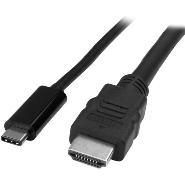 Kabel USB StarTech USB-C - HDMI 1 m Czarny (CDP2HDMM1MB)