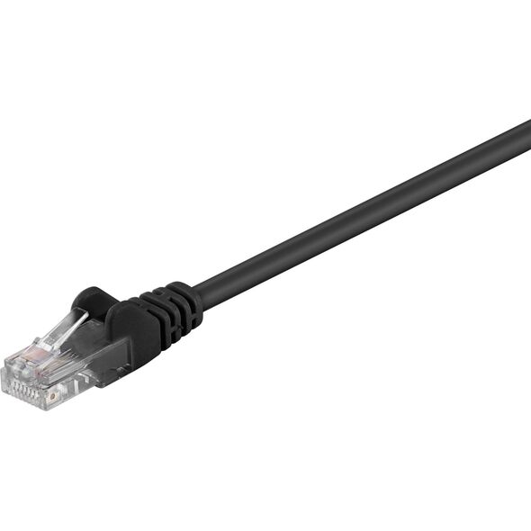 RB-LAN RJ-45/RJ-45 kat.5e U/UTP Czarny 0.5m (RB1400.5)