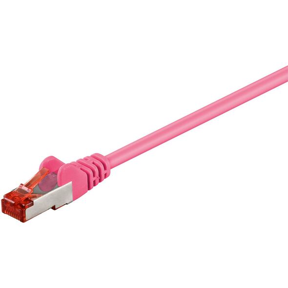 MicroConnect RJ-45/RJ-45 kat.6 S/FTP Różowy 2m (SSTP602PI)