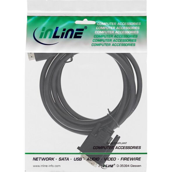 Kabel InLine HDMI - DVI-D 1.5m czarny (17664E)