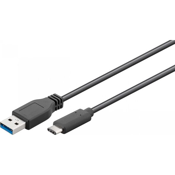 Kabel USB Goobay USB-C - USB-C 2 m Czarny (72216)