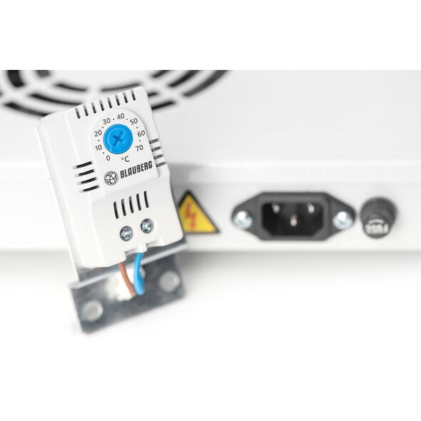 Digitus Klimatyzator 483mm 2 wentylatory Szary (DN-19 FAN-2-HO)