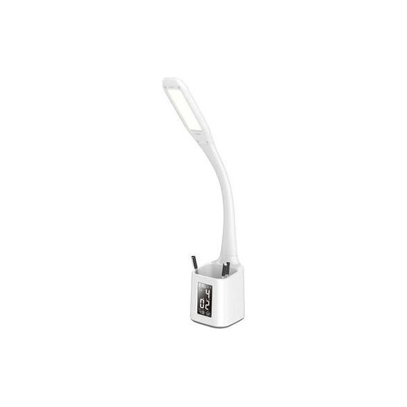 Lampka biurkowa Platinet biała  (43600)