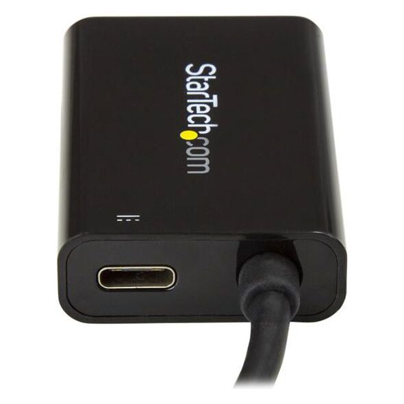 Adapter AV StarTech CDP2HDUCP USB-C - HDMI + USB-C Czarny  (CDP2HDUCP)