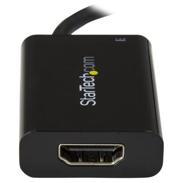Adapter AV StarTech CDP2HDUCP USB-C - HDMI + USB-C Czarny  (CDP2HDUCP)