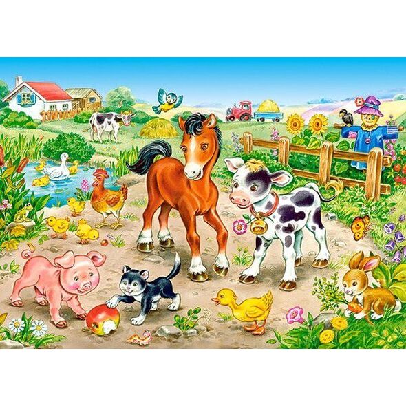 Castorland Puzzle Na farmie 120 elementów (257394)