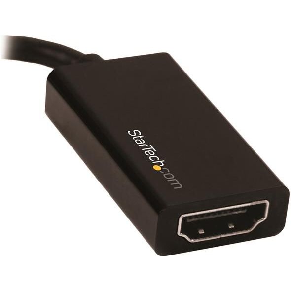 Adapter AV StarTech DisplayPort Mini - HDMI czarny (MDP2HD4K60S)