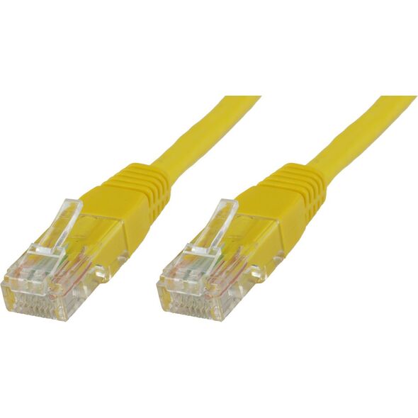 MicroConnect RJ-45/RJ-45 kat.6 U/UTP Żółty 1.5m (UTP6015Y)